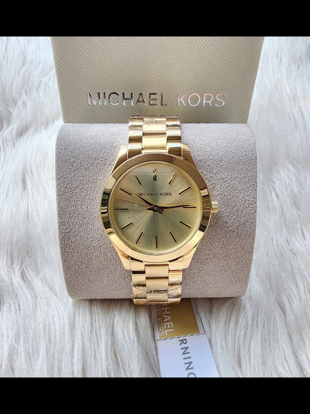 Michael Kors Original New Gold Tone Bracelet Watch